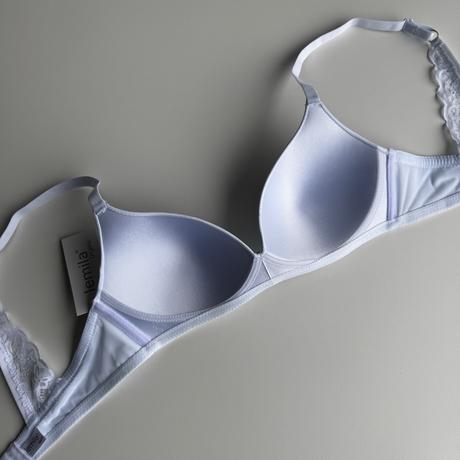 Mierne vystužená podprsenka bez kostice 76222 biel, 70b - 90c