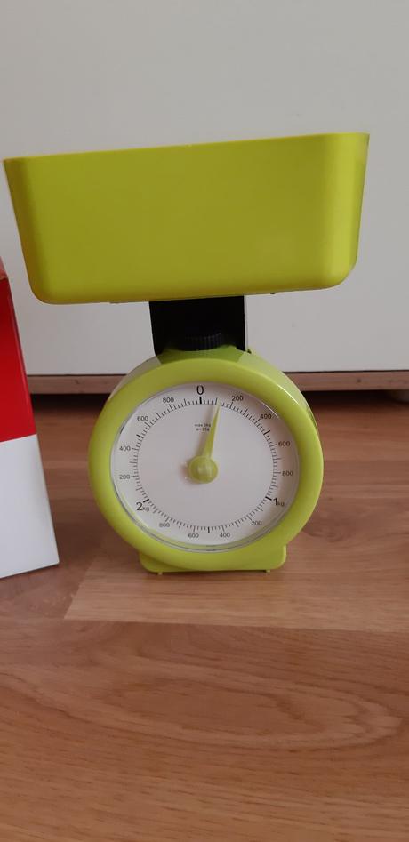 Kuchynská váha zelená, 