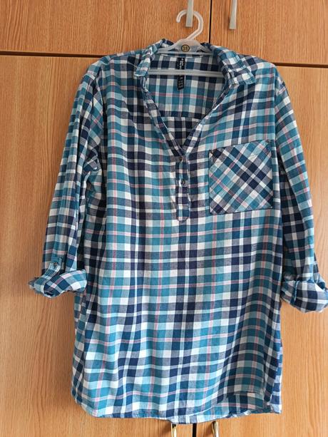 Tyrkysová košeľa, takko,38