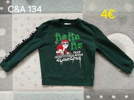 Vianocna mikina 134, c&a,134