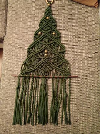 Veľký stromček - macrame, 