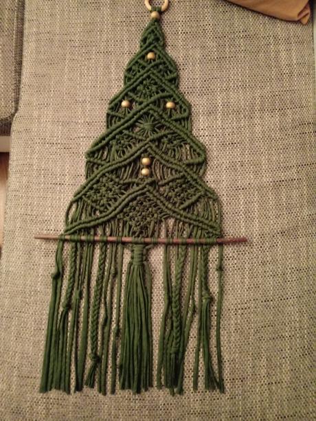 Veľký stromček - macrame,