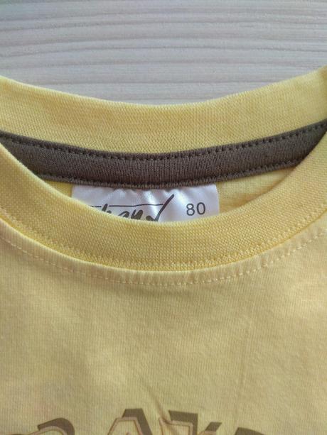 Žlté tričko, okay,80