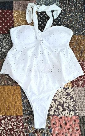 Plavky biele veľ. m, m