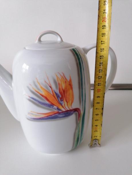 Čajnik nový karlovarsky porcelán, 