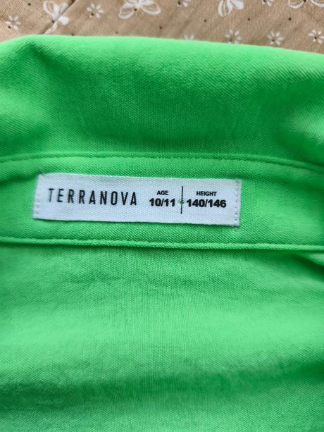 Dievčenská crop top košeľa, terranova,140