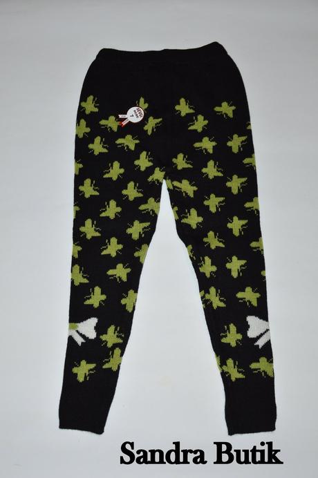 Detské úpletové legínky - kamašky, 80 - 140