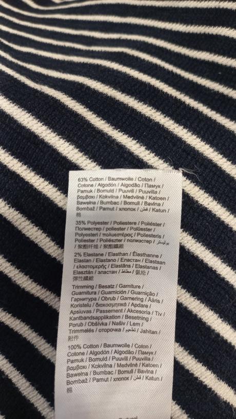 Šaty s pruhmi, xs