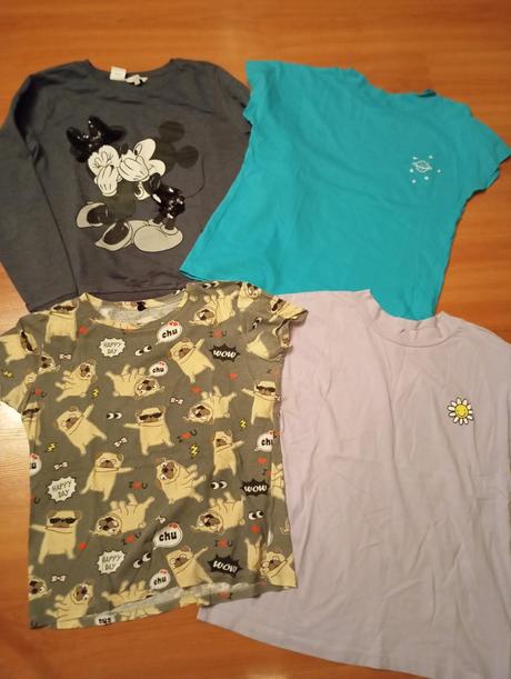 Tričká pre dievča veľ. xs/s, s