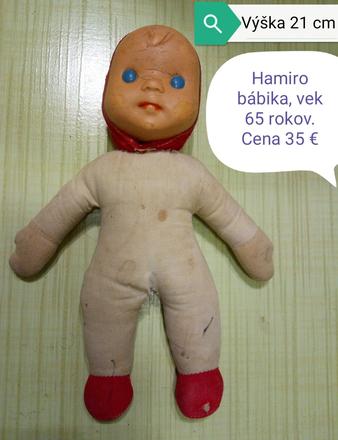 Staručká bábika pre zberateľov,