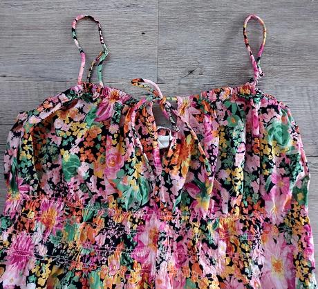 Kvetinové dlhé šaty h&m, h&m,38