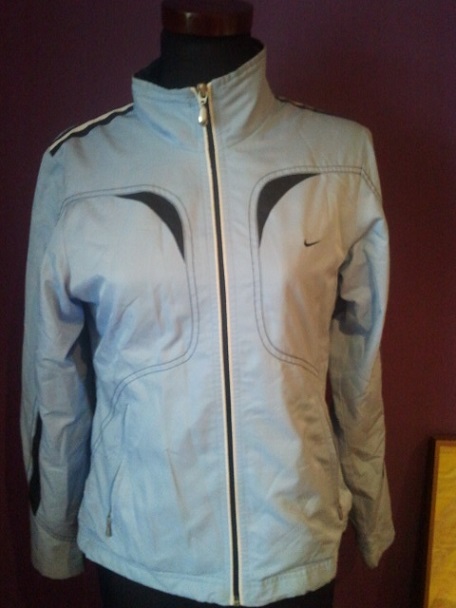 Modrá šušťáková bundička nike, nike,m