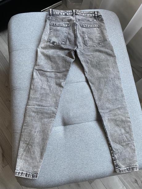 Dámske sivé rifle, bershka,s