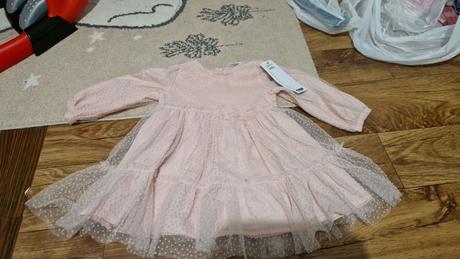 Šifonové šatičky 9-12m, pepco,80