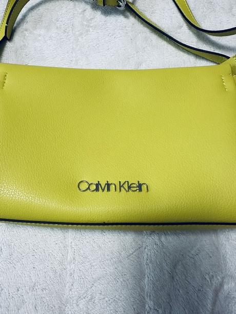 Limetková kabelka na rameno zn. calvin klein, calvin klein