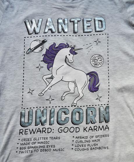 Svetlosivé tričko unicorn v xs, new yorker,xs