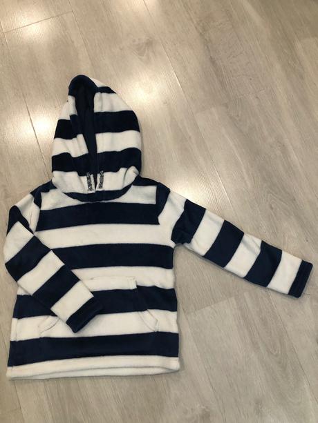 Plyšova mikina s kapucňou, f&f,110