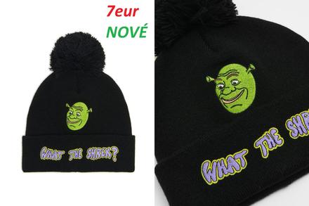 Zimná čiapka shrek čierna, 