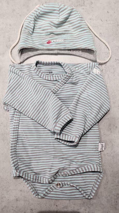 Set body a čiapočka outlast lišajník, little angel®,68