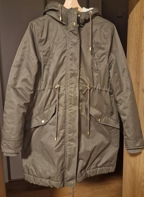 Tehotenská zimná bunda h&m mama, veľ. s, h&m,s