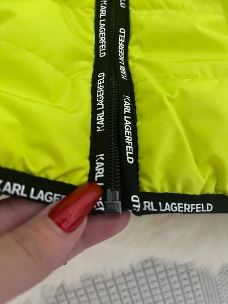 Original karl lagerfeld obojstranna vesta v174, 170