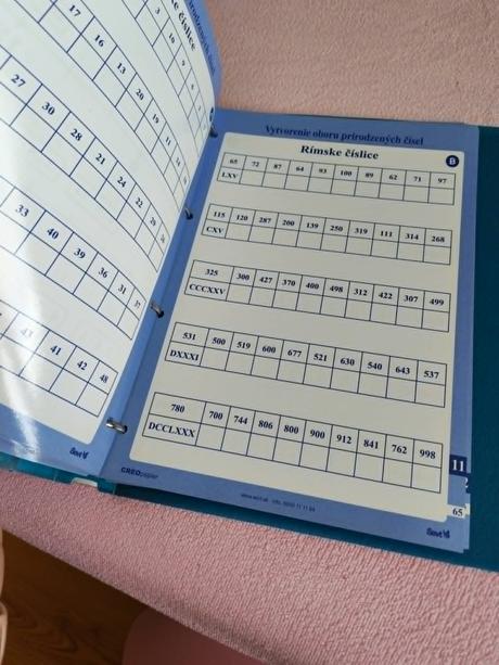 Matematika zakladač +pracovné listy,