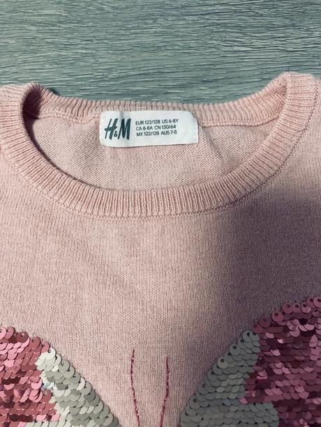 Pekný svetrík, h&m,122