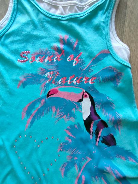 Predĺžený dievčenský top zn.page, veľ.122, 6-7 r., 122