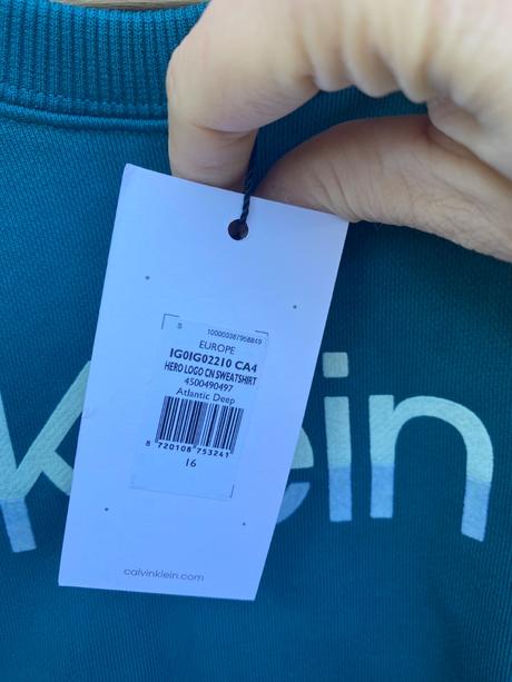 Bavlnená mikina cropp calvin klein jeans, calvin klein,xs