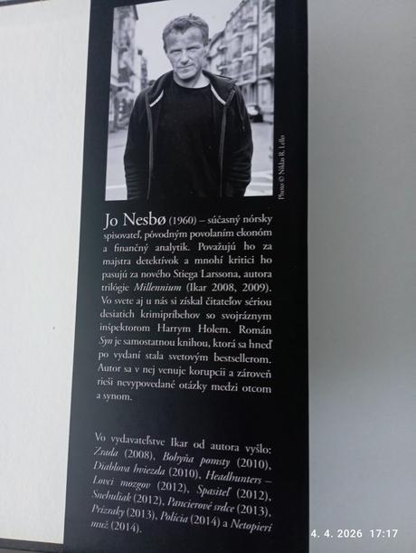 Jo nesbo - syn (už s poštovným), 