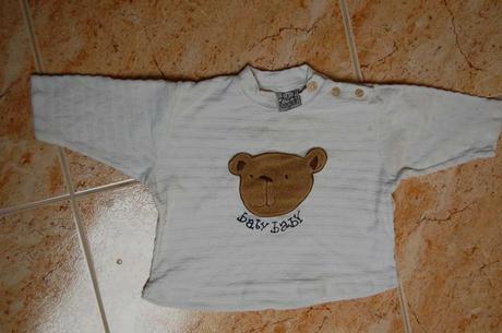 Komplet dupačky s mackom a tričko s mackom-mikina, 74