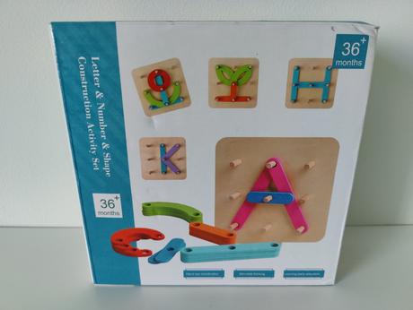 Geoboard - edukatívna drevená nastokávačka,