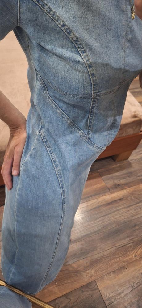 Riflové šaty zara m/l, zara,l