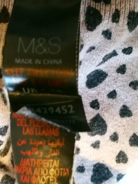 Dámsky predĺžený pulóvrikový sivý top so srdiečkam, marks & spencer,xs