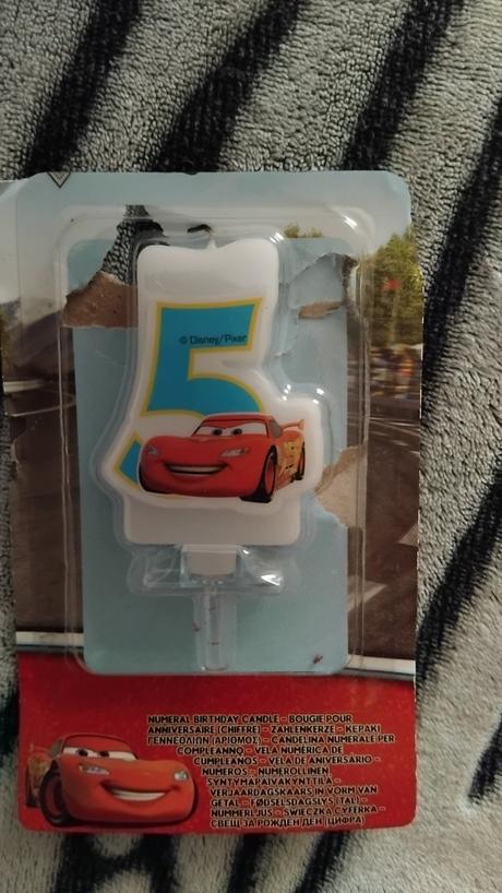 Cars sviečka 5 rokov, 