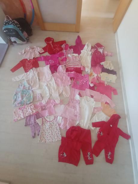 Balík oblečenia 0 až 1 rok, 68–80