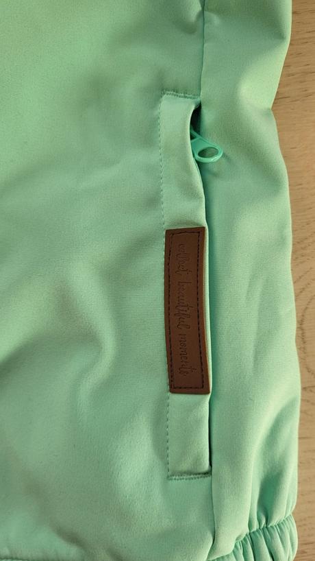 Zelená (mint)  softschellová bunda, yigga,134