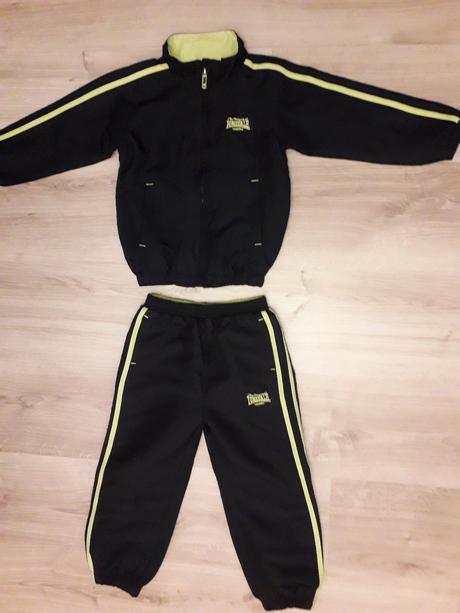 Šušťáková tepláková súprava a samostatná bunda, lonsdale,104