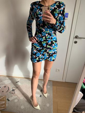 Damske kvietkovane zara saty, zara,m