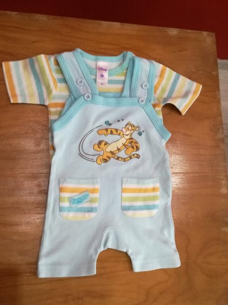 Kraťasy na traky + tričko krátky rukáv, 56