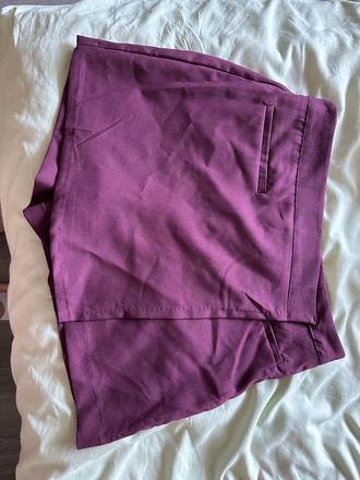 Vínové sukňové kraťasy, sinsay,xl