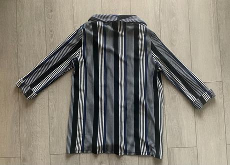 Elegantný prúžkovaný blejzer, amisu,l