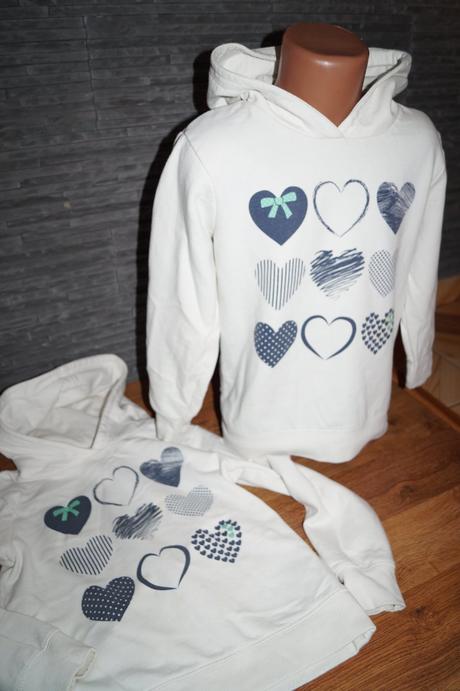 2 ks srdieckovych mikiniek-cena spolu, dopodopo,122