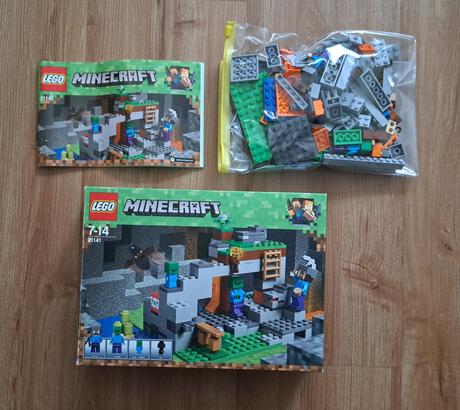 Lego minecraft "jaskyňa zombíkov", 