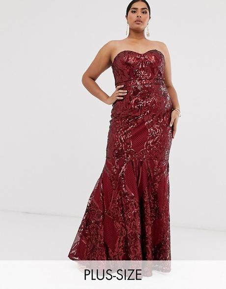 Trblietavé vínove šaty pre moletku, 42 / 44 / xl / xxl