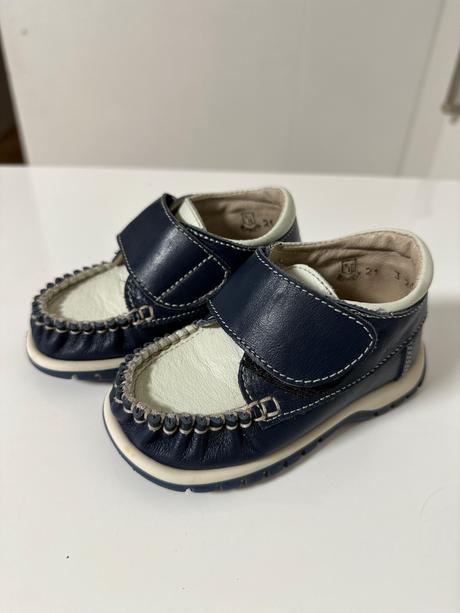 Celokožene chlapčenske topanky 21, 21