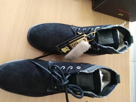 Štýlové zimné topánky z talianskej kože., 43