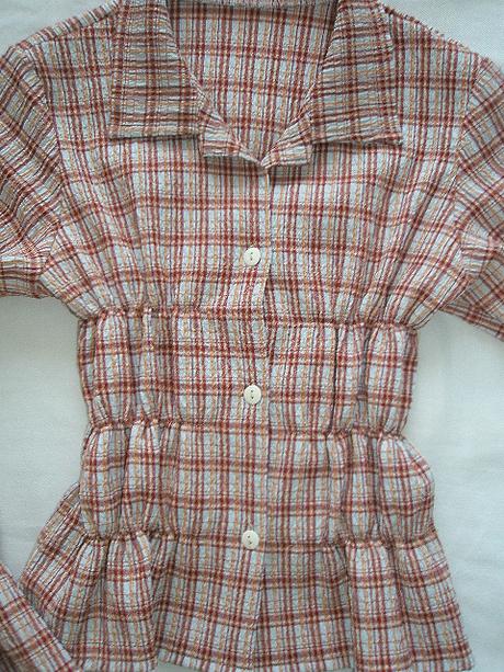 Károvaná blúzka veľ. 146, 146