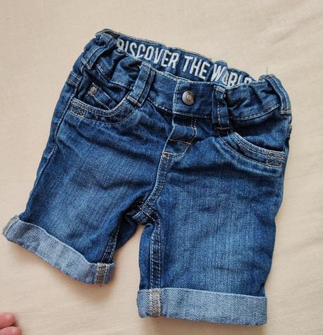 Riflové šortky, c&a,74