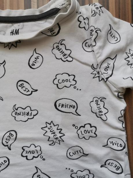 Tričko z orgnickej bavlny, h&m,86